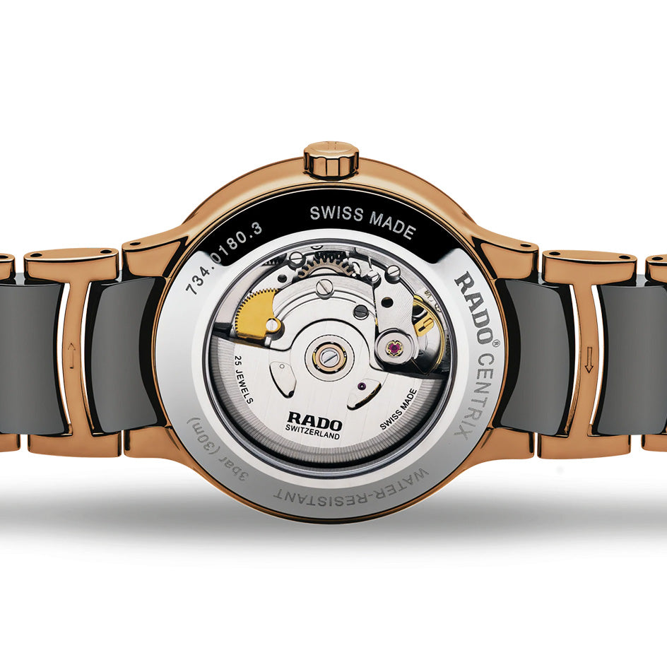Rado Centrix Silver Dial Unisex 38mm