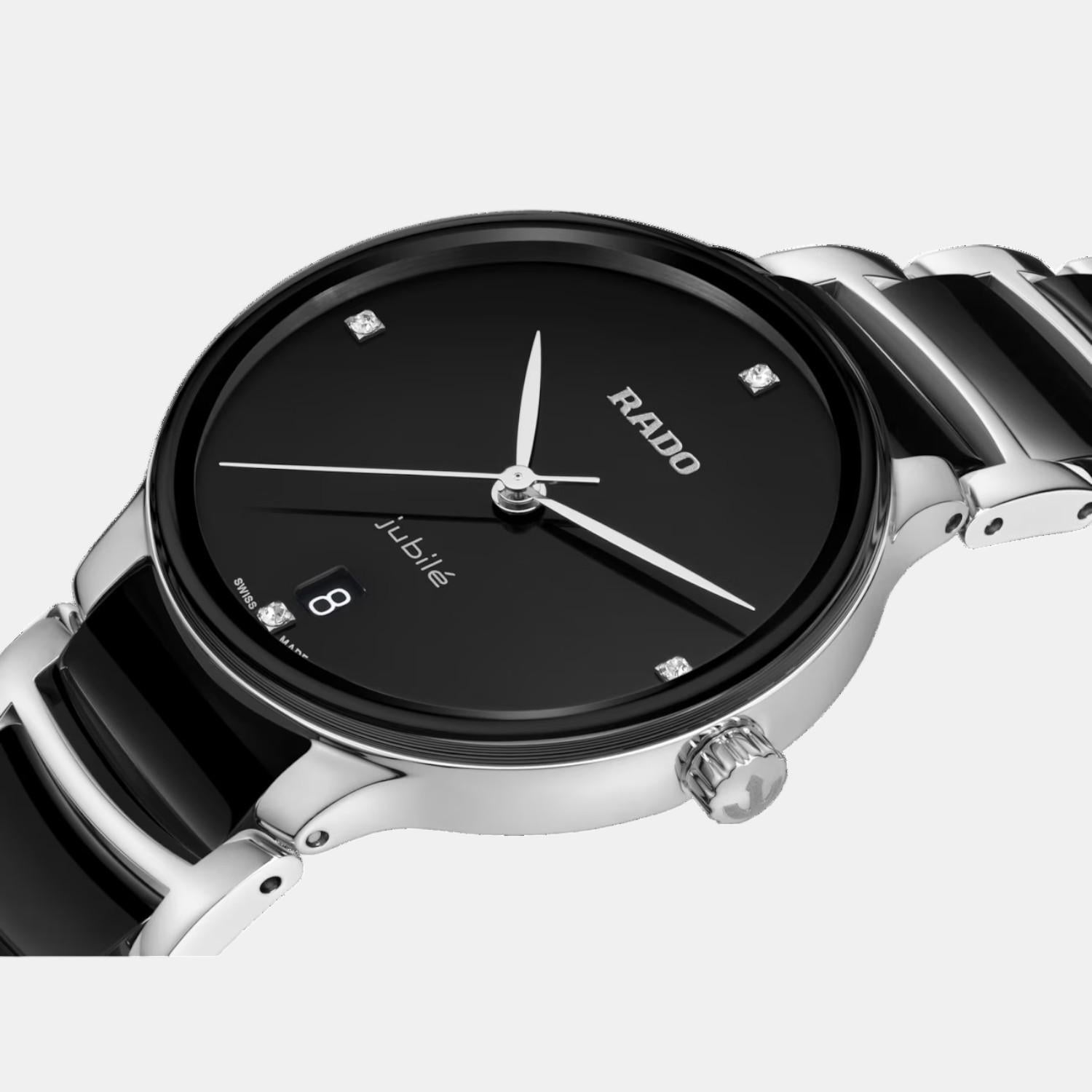 Centrix Women Quartz Black Dial Analog Ceramic Watch R30040712