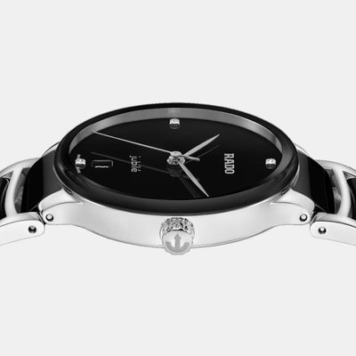 Centrix Women Quartz Black Dial Analog Ceramic Watch R30040712