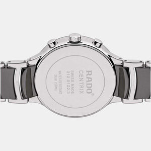 Centrix Men Quartz Grey Dial Chronograph Stainless Steel Watch R30122122