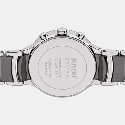 Centrix Men Quartz Grey Dial Chronograph Stainless Steel Watch R30122122