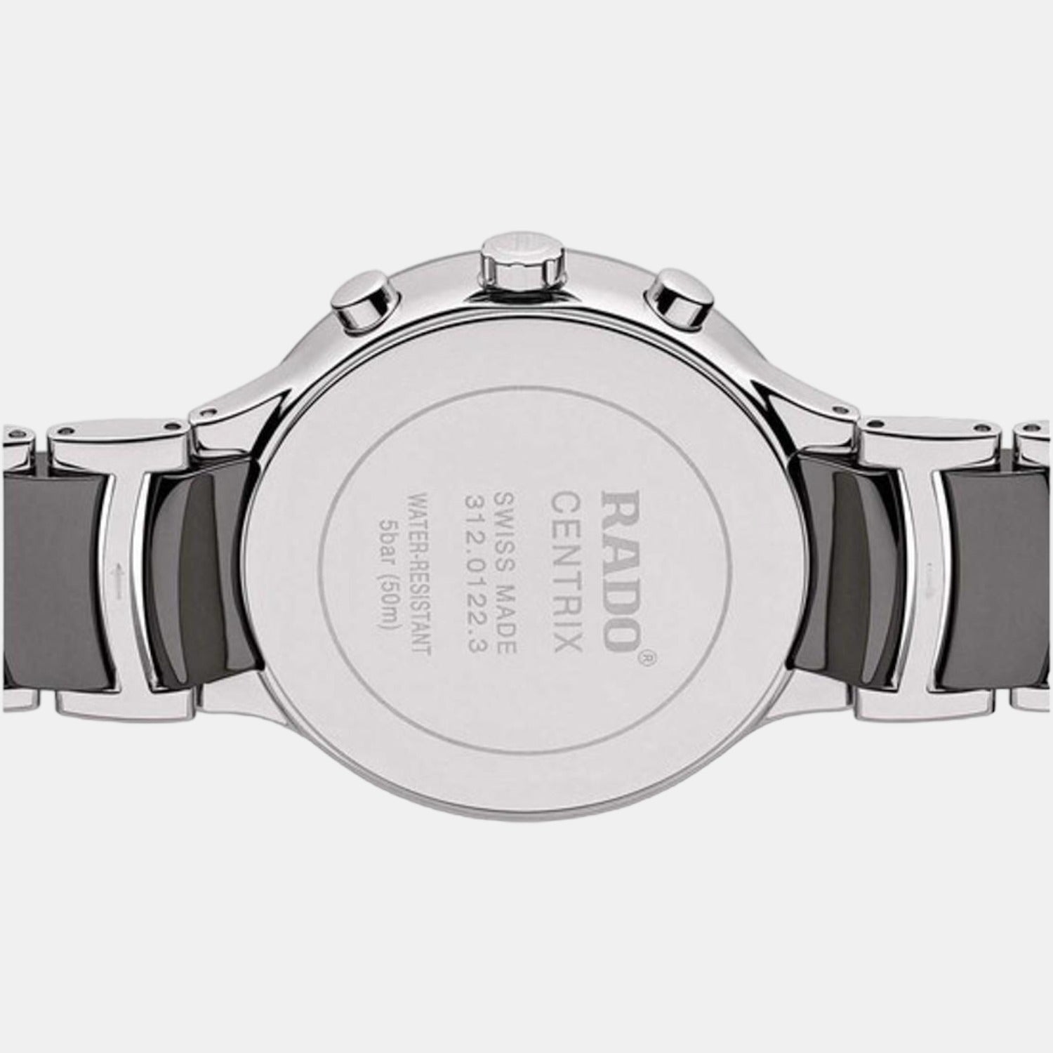Centrix Men Quartz Grey Dial Chronograph Stainless Steel Watch R30122122