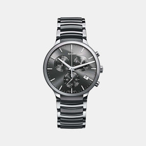 Centrix Men Quartz Grey Dial Chronograph Stainless Steel Watch R30122122