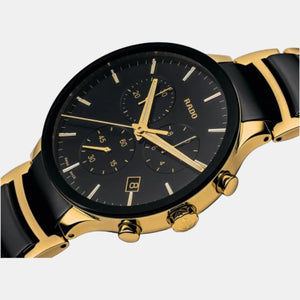 Centrix Men Quartz Black Dial Chronograph Stainless Steel Watch R30134162