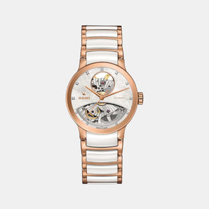 Centrix Women Automatic White Dial Analog Stainless Steel Watch R30248902