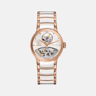 Centrix Women Automatic White Dial Analog Stainless Steel Watch R30248902