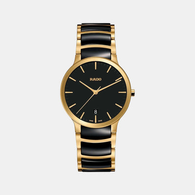 Centrix Unisex Quartz Black Dial Analog Stainless Steel Watch R30527172