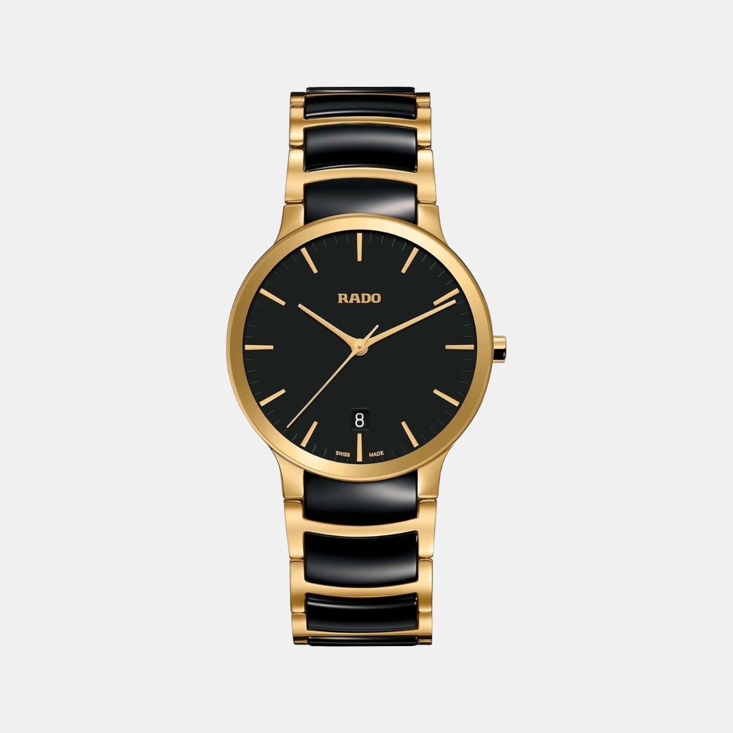 Centrix Unisex Quartz Black Dial Analog Stainless Steel Watch R30527172