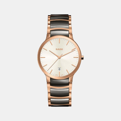 Centrix Men Automatic White Dial Analog Stainless Steel Watch R30554022