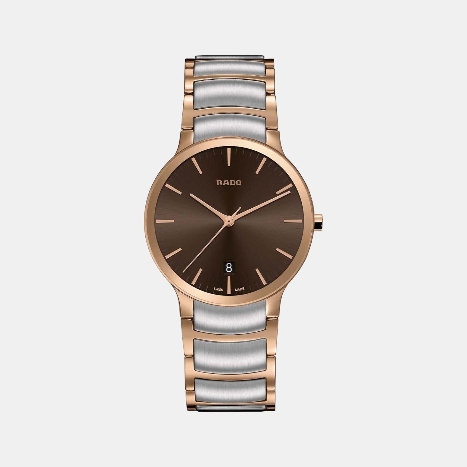 Centrix Unisex Quartz Brown Dial Analog Stainless Steel Watch R30554303
