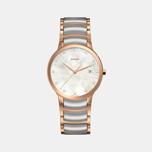 Centrix Unisex Quartz White Dial Analog Stainless Steel Watch R30554903