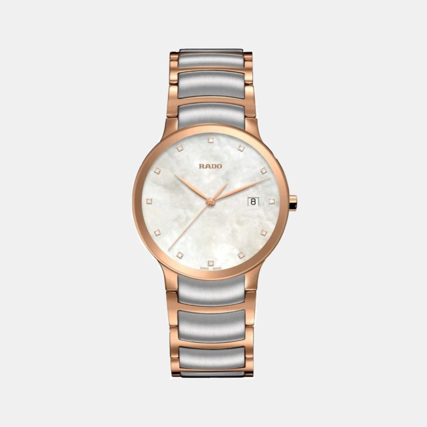 Centrix Unisex Quartz White Dial Analog Stainless Steel Watch R30554903