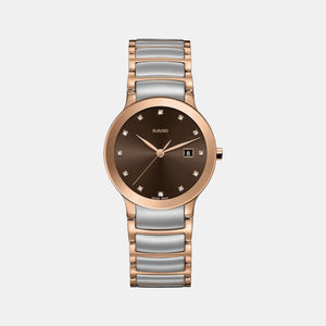 Centrix Women Quartz Brown Dial Analog Stainless Steel Watch R30555723