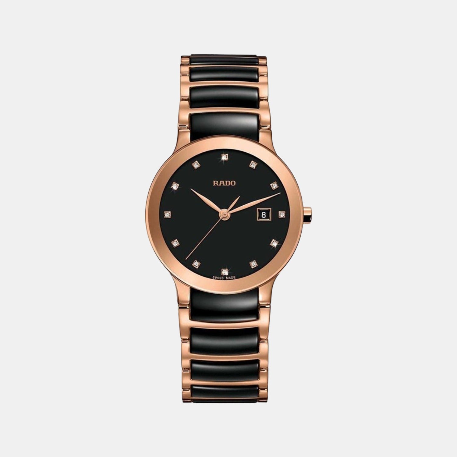 Centrix Women Quartz Black Dial Analog Stainless Steel Watch R30555732