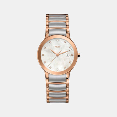 Centrix Women Quartz White Dial Analog Stainless Steel Watch R30555902