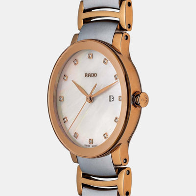 Centrix Women Quartz White Dial Analog Stainless Steel Watch R30555902