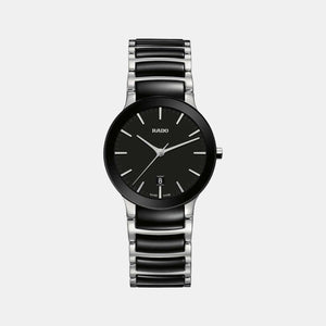 Centrix Unisex Quartz Black Dial Analog Stainless Steel Watch R30935172