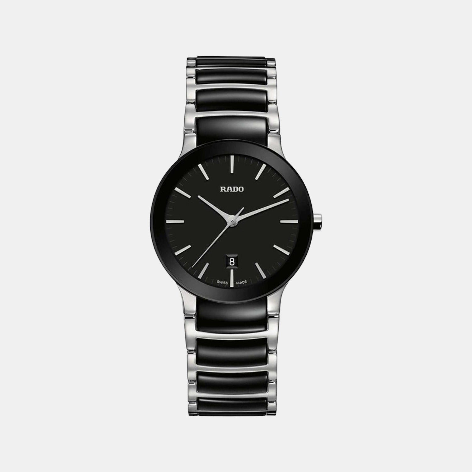 Centrix Unisex Quartz Black Dial Analog Stainless Steel Watch R30935172