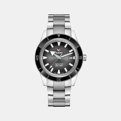 Captain Cook Men Automatic Black Dial Analog Stainless Steel Watch R32105153