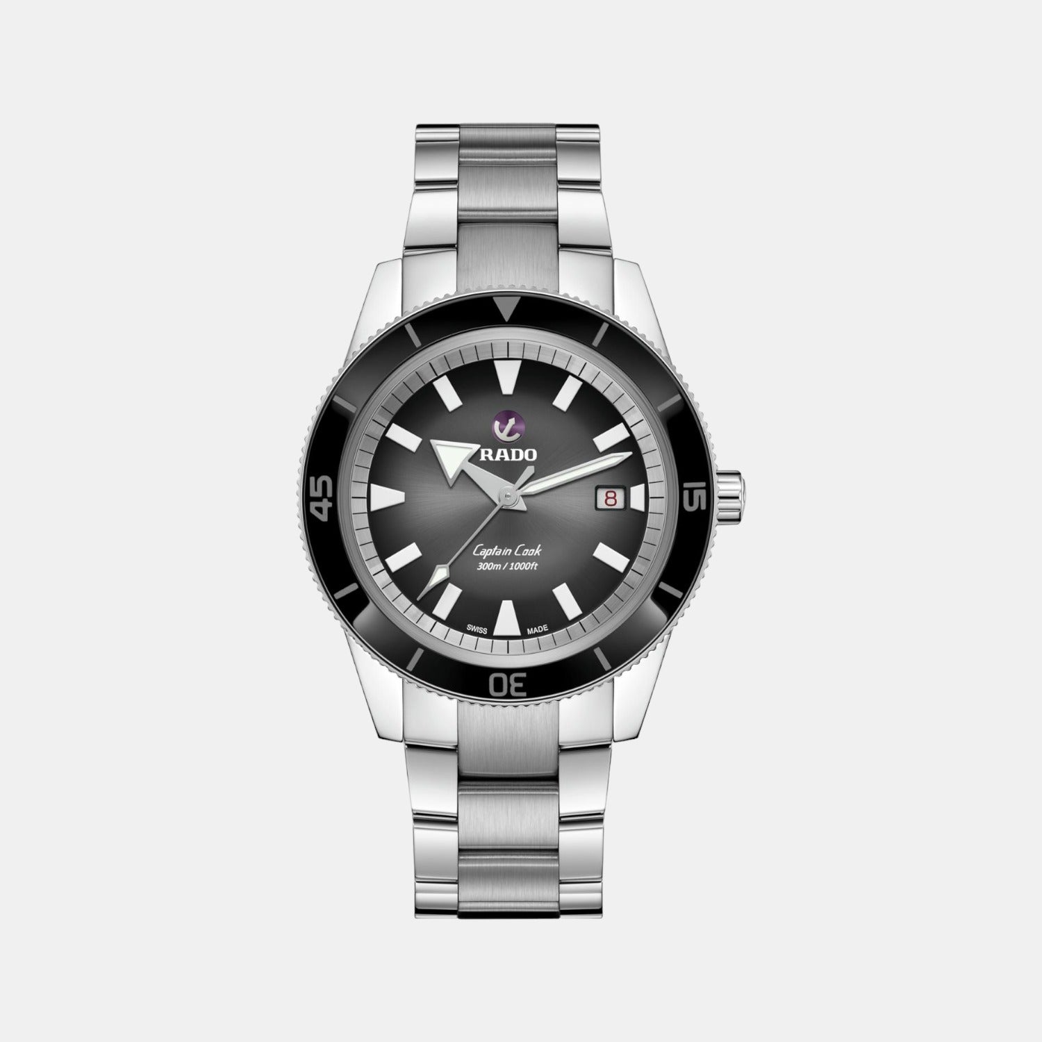 Captain Cook Men Automatic Black Dial Analog Stainless Steel Watch R32105153