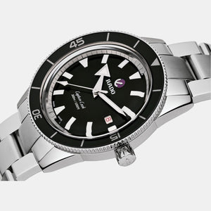 Captain Cook Men Automatic Black Dial Analog Stainless Steel Watch R32105153