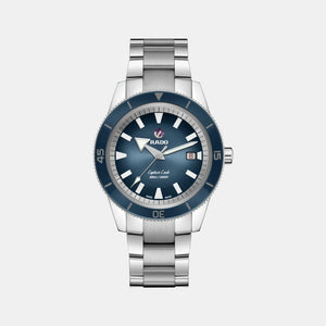 Captain Cook Men Automatic Blue Dial Analog Stainless Steel Watch R32105203