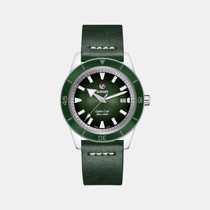 Captain Cook Men Automatic Green Dial Analog Stainless Steel Watch R32105319