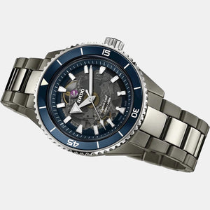 Captain Cook Men Automatic Blue Dial Analog Ceramic Watch R32128202