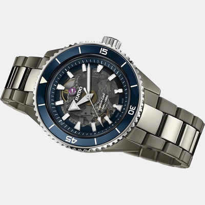Captain Cook Men Automatic Blue Dial Analog Ceramic Watch R32128202