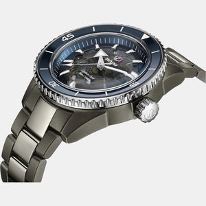 Captain Cook Men Automatic Blue Dial Analog Ceramic Watch R32128202