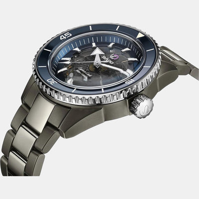 Captain Cook Men Automatic Blue Dial Analog Ceramic Watch R32128202