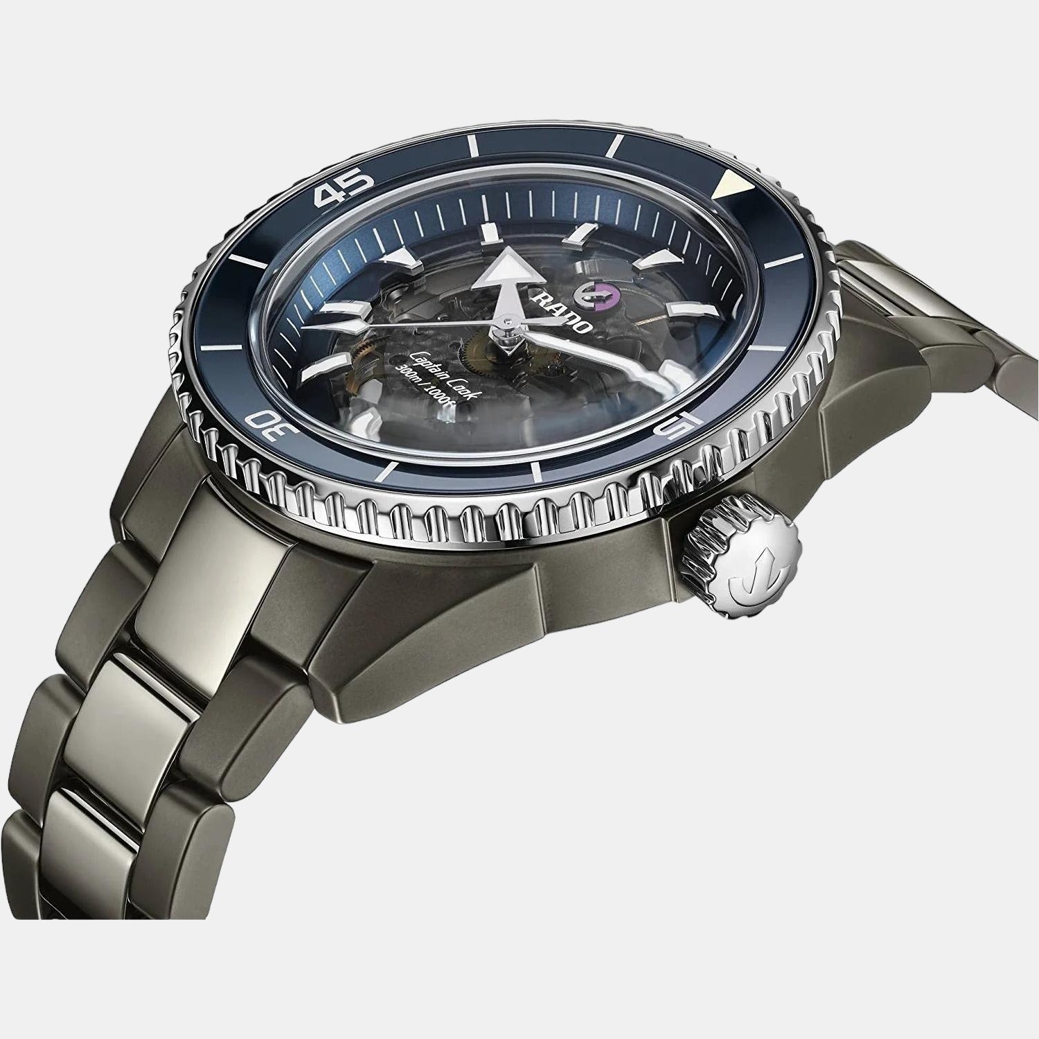Captain Cook Men Automatic Blue Dial Analog Ceramic Watch R32128202