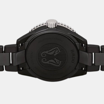 Captain Cook Men Automatic Black Dial Analog Ceramic Watch R32129152