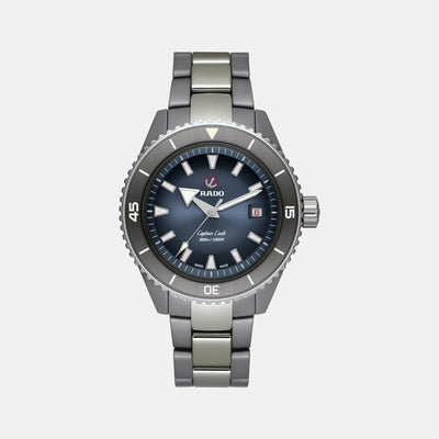 Captain Cook Men Automatic Blue Dial Analog Ceramic Watch R32144202