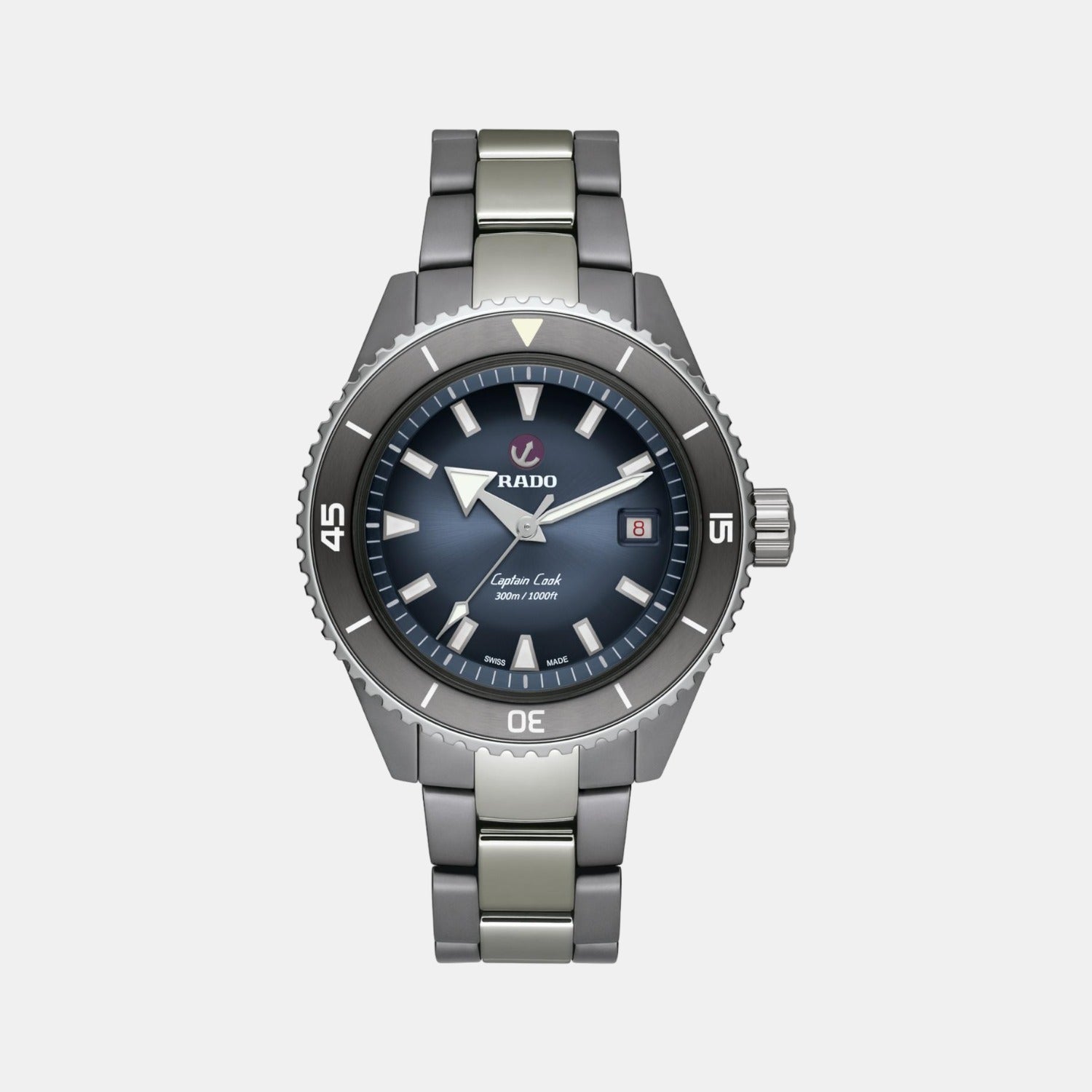 Captain Cook Men Automatic Blue Dial Analog Ceramic Watch R32144202