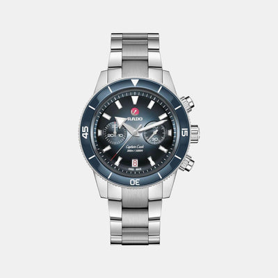 Captain Cook Men Automatic Blue Dial Analog Stainless Steel Watch R32145208
