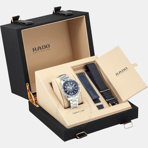 Captain Cook Men Automatic Blue Dial Analog Stainless Steel Watch R32145208
