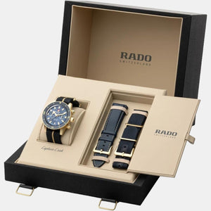 Captain Cook Men Automatic Blue Dial Chronograph Fabric Watch R32146208
