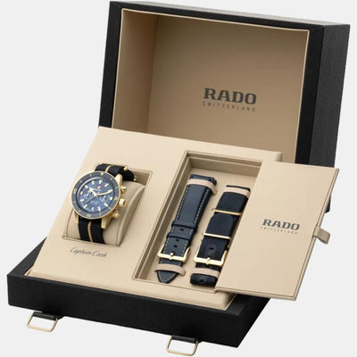Captain Cook Men Automatic Blue Dial Chronograph Fabric Watch R32146208