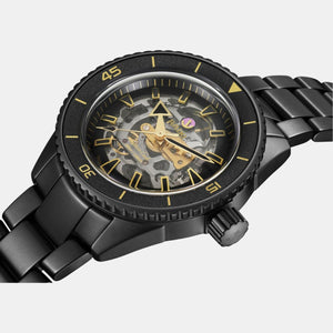 Captain Cook Men Automatic Black Dial Analog Ceramic Watch R32147162