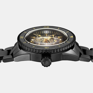 Captain Cook Men Automatic Black Dial Analog Ceramic Watch R32147162