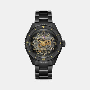 Captain Cook Men Automatic Black Dial Analog Ceramic Watch R32147162