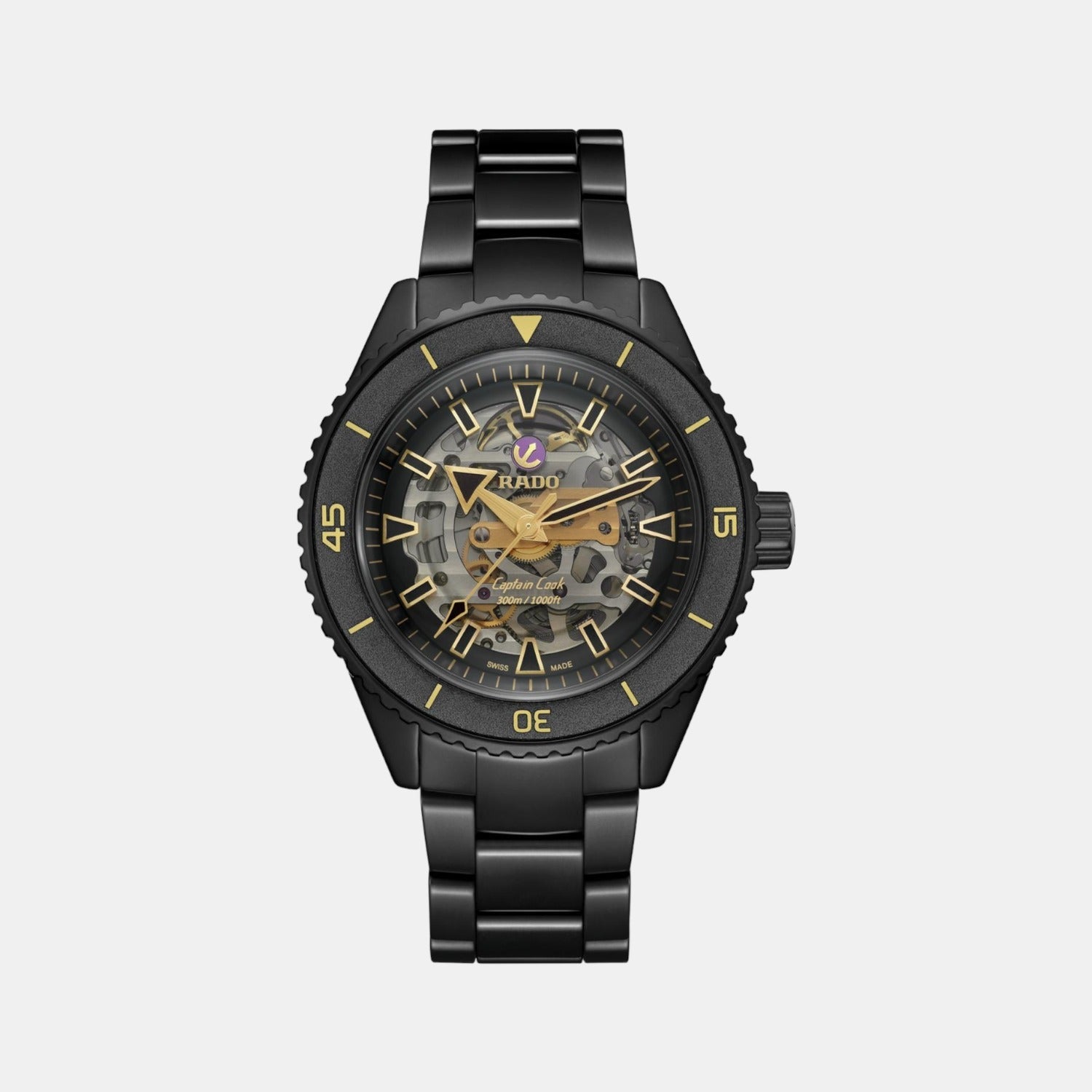 Captain Cook Men Automatic Black Dial Analog Ceramic Watch R32147162