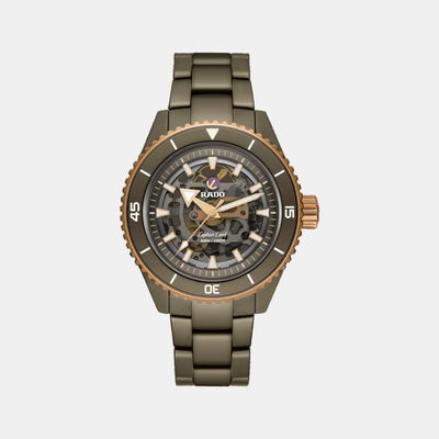 Captain Cook Men Automatic Grey Dial Analog Ceramic Watch R32150162