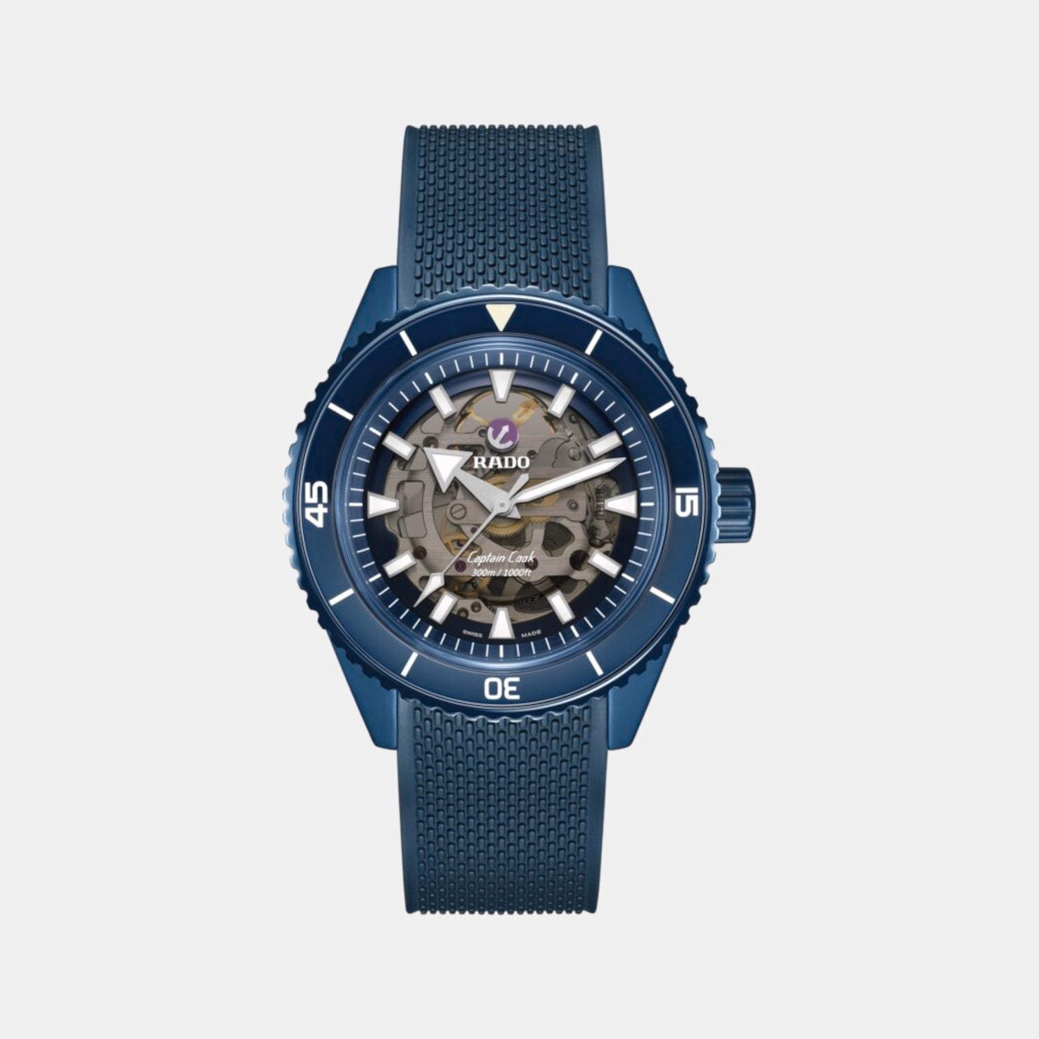 Captain Cook Men Automatic Blue Dial Analog Ceramic Watch R32153209