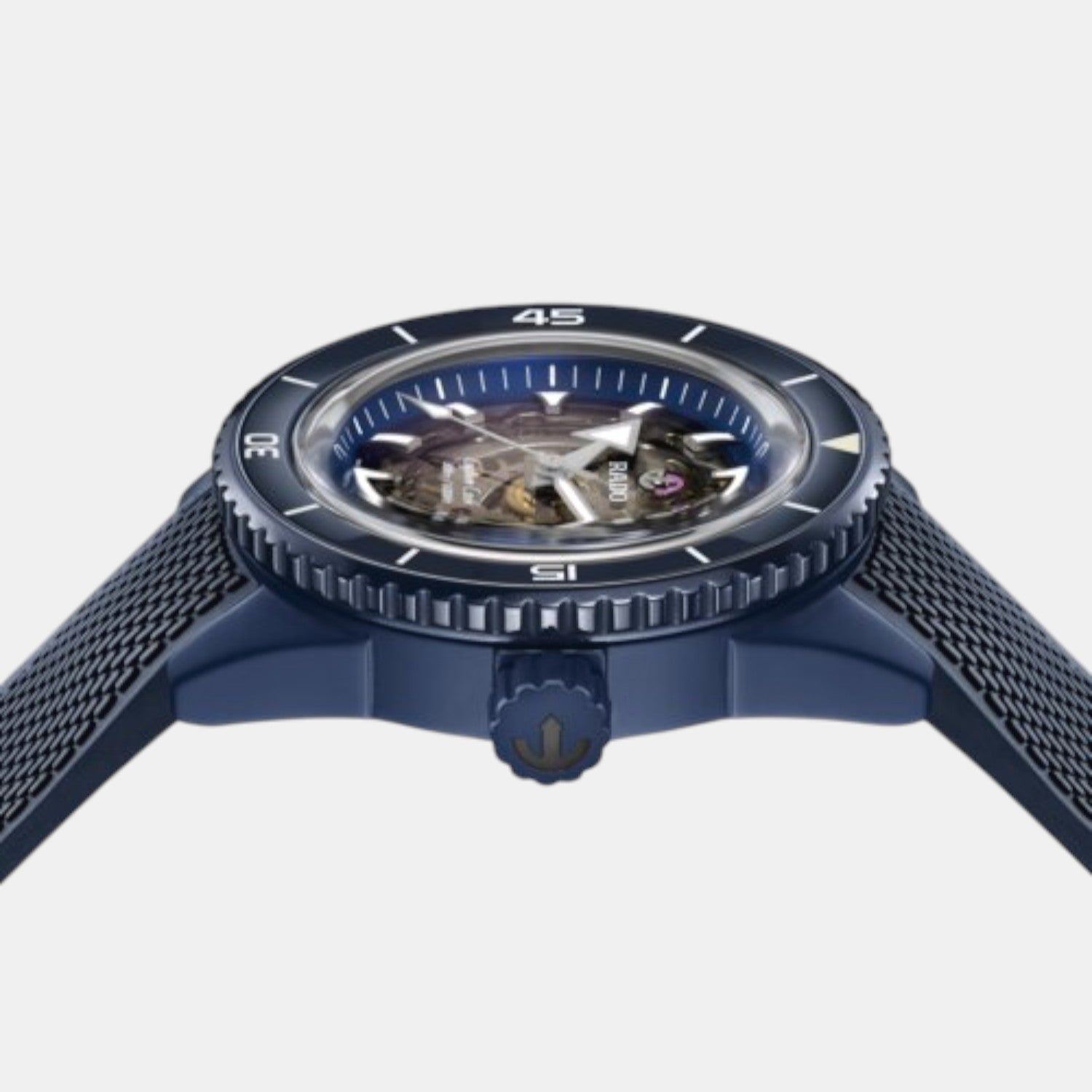 Captain Cook Men Automatic Blue Dial Analog Ceramic Watch R32153209
