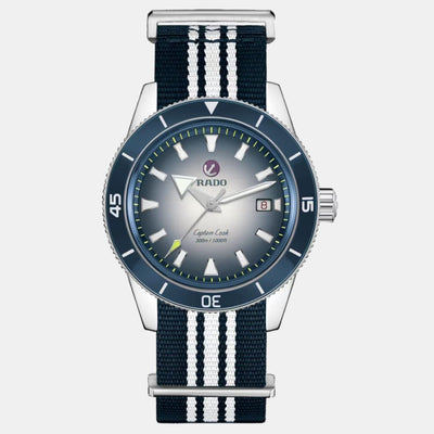 Captain Cook Men Automatic Blue & White Dial Analog Stainless Steel Watch R32154208