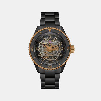 Captain Cook Men Automatic Black Dial Analog Titanium Watch R32192152