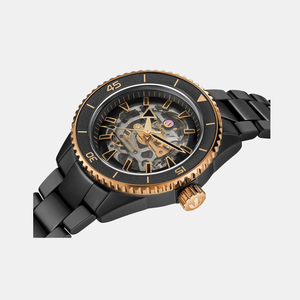 Captain Cook Men Automatic Black Dial Analog Titanium Watch R32192152