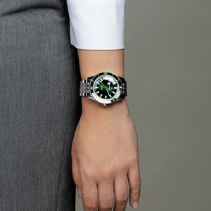Captain Cook Unisex Automatic Green Dial Analog Stainless Steel Watch R32500323